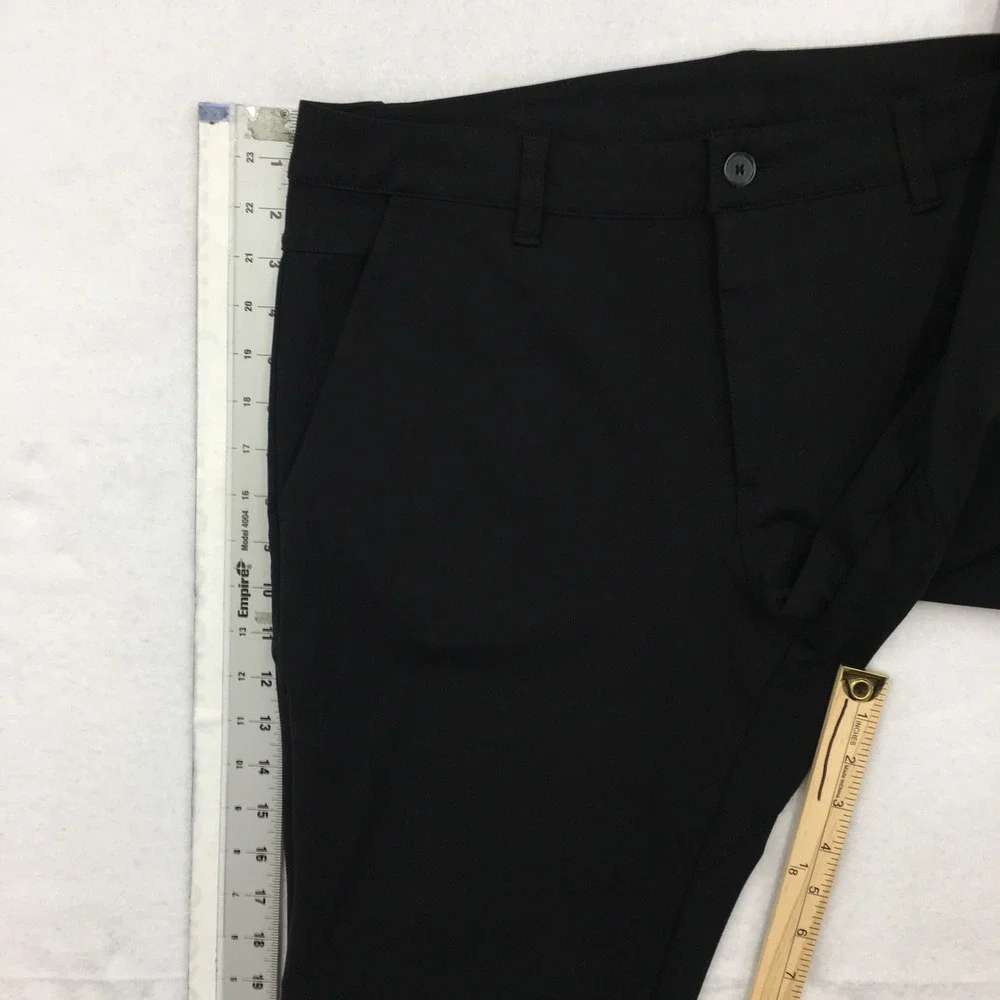 BYLT Premium Basics Everyday Pant 2.0 Slim Black Mens 36 Stretch Chino Trousers